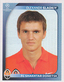 Oleksandr Gladkiy Shakhtar Donetsk samolepka UEFA Champions League 2008/09 #483